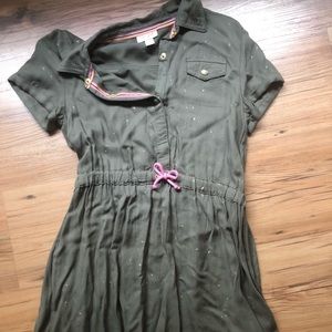 Cat & jack army green with gold specks